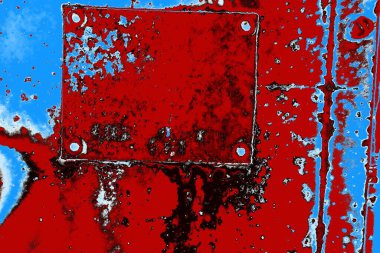 kırmızı, mavi ve siyah grunge duvar dokusu arkaplanı