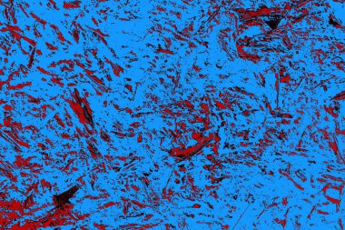 Çizik ve çatlaklarla metal doku