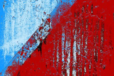 kırmızı, mavi ve siyah grunge duvar dokusu arkaplanı