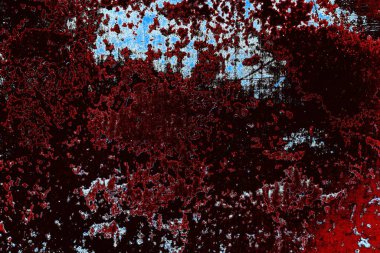 Çizik ve çatlaklarla metal doku