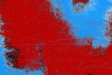 Çizik ve çatlaklarla metal doku