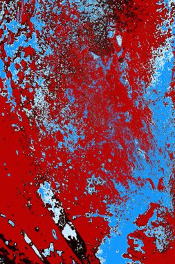 Duvar dokusu arkaplanı eski boyayla soyulmuş 