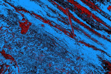 Çizik ve çatlaklarla metal doku