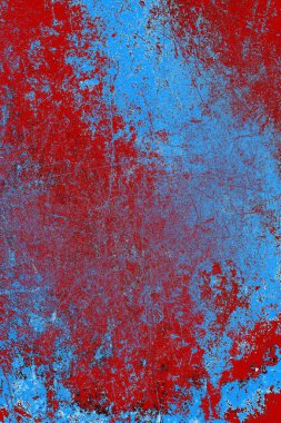 Çizik ve çatlaklarla metal doku