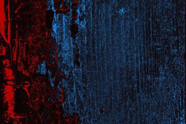 Koyu renkli ses, çatlak ve arkaplanı su sıçratan grunge duvar dokusu