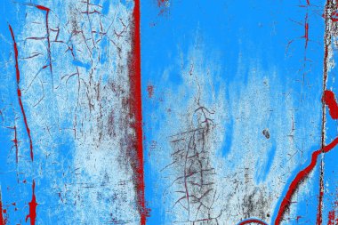 kırmızı, mavi ve siyah grunge duvar dokusu arkaplanı