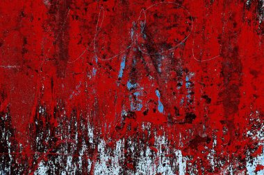 Çizik ve çatlaklarla metal doku