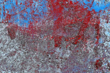 Çizik ve çatlaklarla metal doku