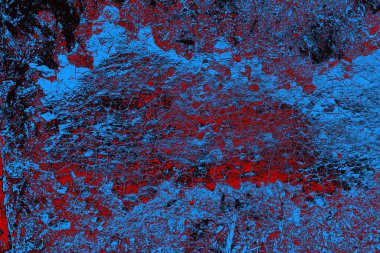 Çizik ve çatlaklarla metal doku