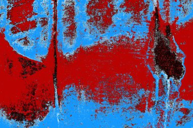 Çizik ve çatlaklarla metal doku