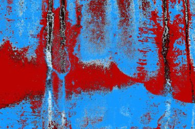 Çizik ve çatlaklarla metal doku