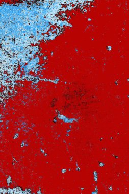 Duvar dokusu arkaplanı eski boyayla soyulmuş 