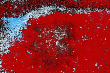 Duvar dokusu arkaplanı eski boyayla soyulmuş 