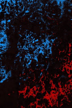 Koyu renkli ses, çatlak ve arkaplanı su sıçratan grunge duvar dokusu