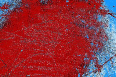 Çizik ve çatlaklarla metal doku