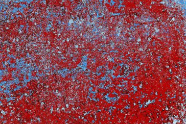 Duvar dokusu arkaplanı eski boyayla soyulmuş 