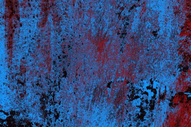 Çizik ve çatlaklarla metal doku