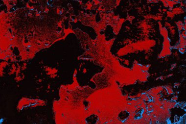 Çizik ve çatlaklarla metal doku