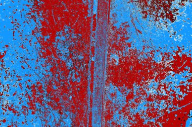 Çizik ve çatlaklarla metal doku