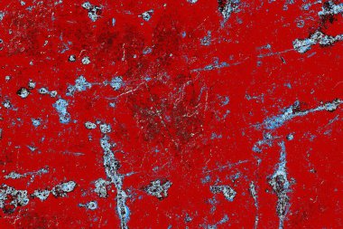 Duvar dokusu arkaplanı eski boyayla soyulmuş 