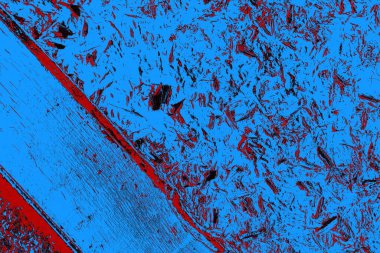 Çizik ve çatlaklarla metal doku