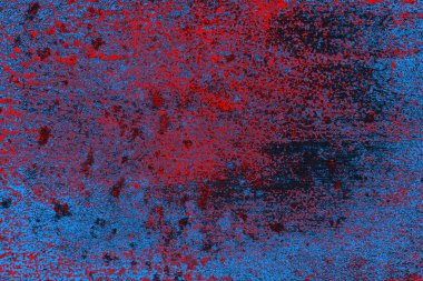 Kırmızı ve mavi renkli grunge duvar dokusu arkaplanı