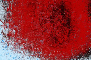 Çizik ve çatlaklarla metal doku