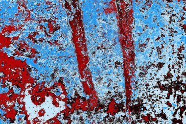 Duvar dokusu arkaplanı eski boyayla soyulmuş 