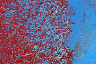 kırmızı, mavi ve siyah grunge duvar dokusu arkaplanı