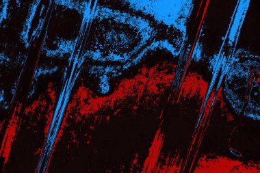 Koyu renkli ses, çatlak ve arkaplanı su sıçratan grunge duvar dokusu