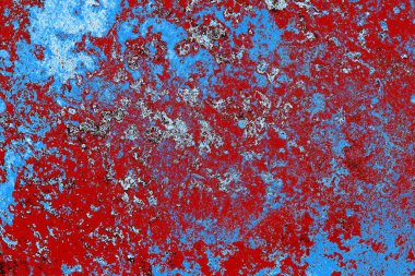 Duvar dokusu arkaplanı eski boyayla soyulmuş 