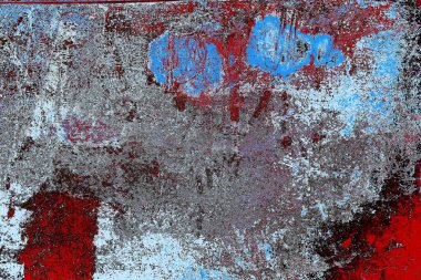 Çizik ve çatlaklarla metal doku