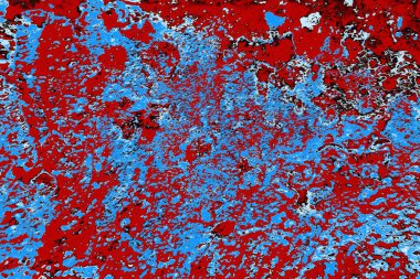 kırmızı, mavi ve siyah grunge duvar dokusu arkaplanı 