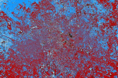 Çizik ve çatlaklarla metal doku