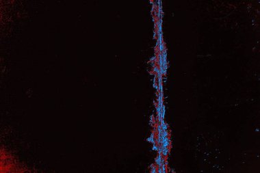 Çizik ve çatlaklarla metal doku