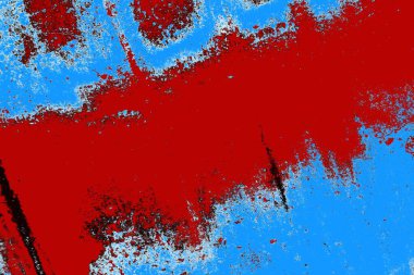 Çizik ve çatlaklarla metal doku