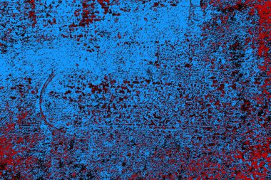 Çizik ve çatlaklarla metal doku