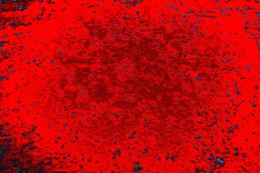 Kırmızı ve mavi renkli grungy duvar, desenli arka plan