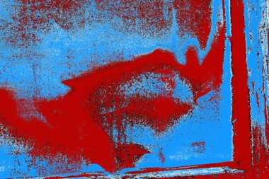 Çizik ve çatlaklarla metal doku