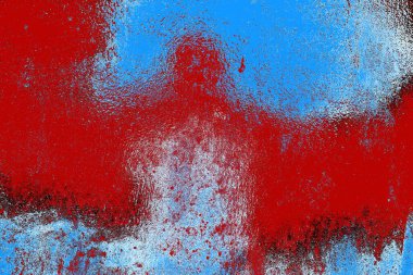 Çizik ve çatlaklarla metal doku