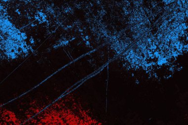 Koyu renkli ses, çatlak ve arkaplanı su sıçratan grunge duvar dokusu