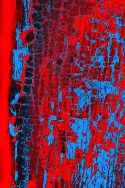 Kırmızı ve mavi renkli grunge duvar dokusu arkaplanı