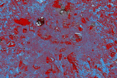 Duvar dokusu arkaplanı eski boyayla soyulmuş 