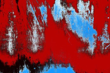 Çizik ve çatlaklarla metal doku