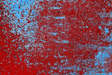 Duvar dokusu arkaplanı eski boyayla soyulmuş 