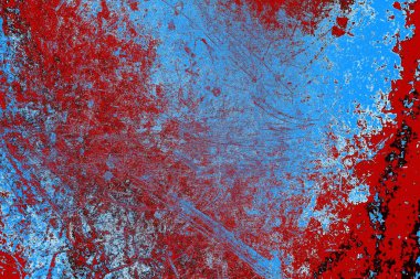 Çizik ve çatlaklarla metal doku