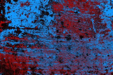 Çizik ve çatlaklarla metal doku