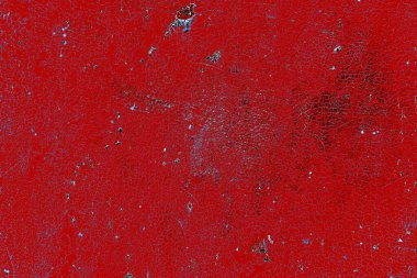 Kırık tarih arkaplanı olan kırmızı, mavi ve siyah grunge duvar