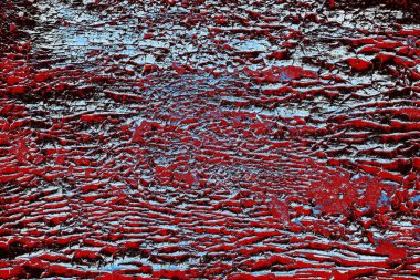 Duvar dokusu arkaplanı eski boyayla soyulmuş 