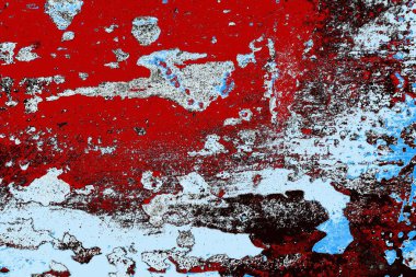 Çizik ve çatlaklarla metal doku